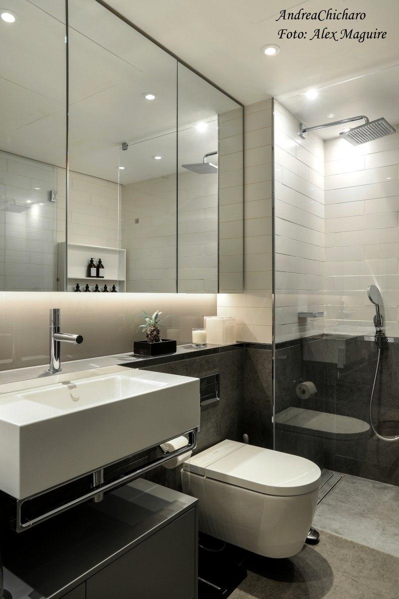 iluminação box banheiro pequeno ip65