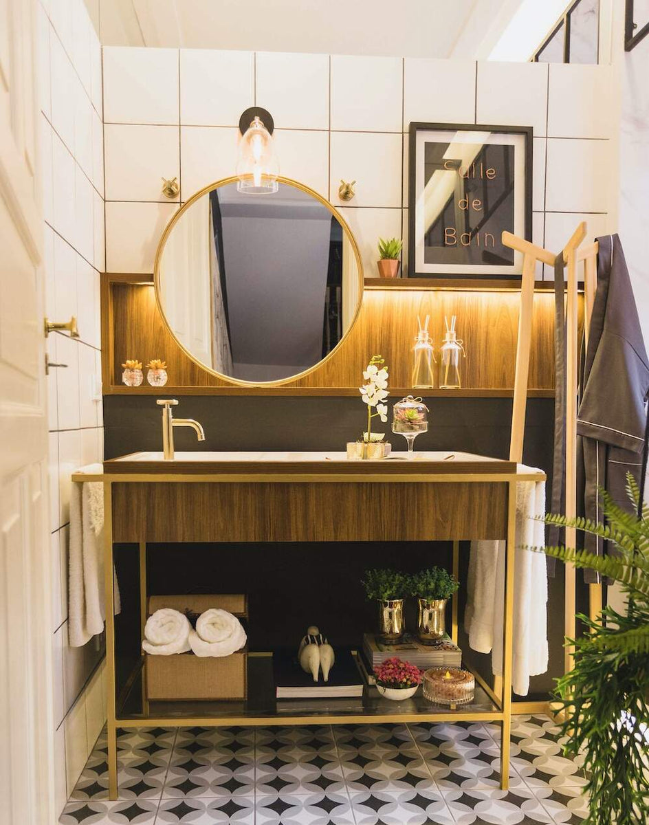 iluminacao para banheiro pequeno