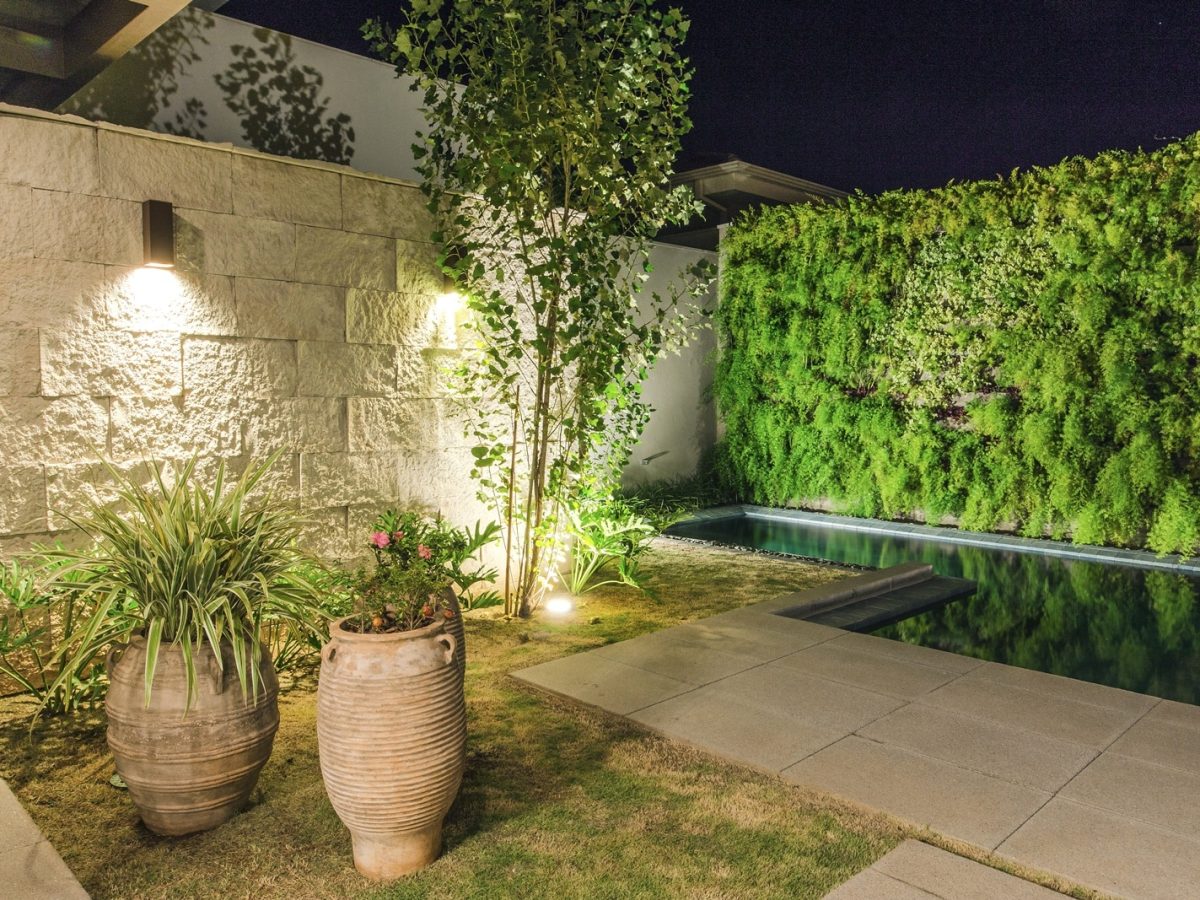 iluminacao para jardim externo