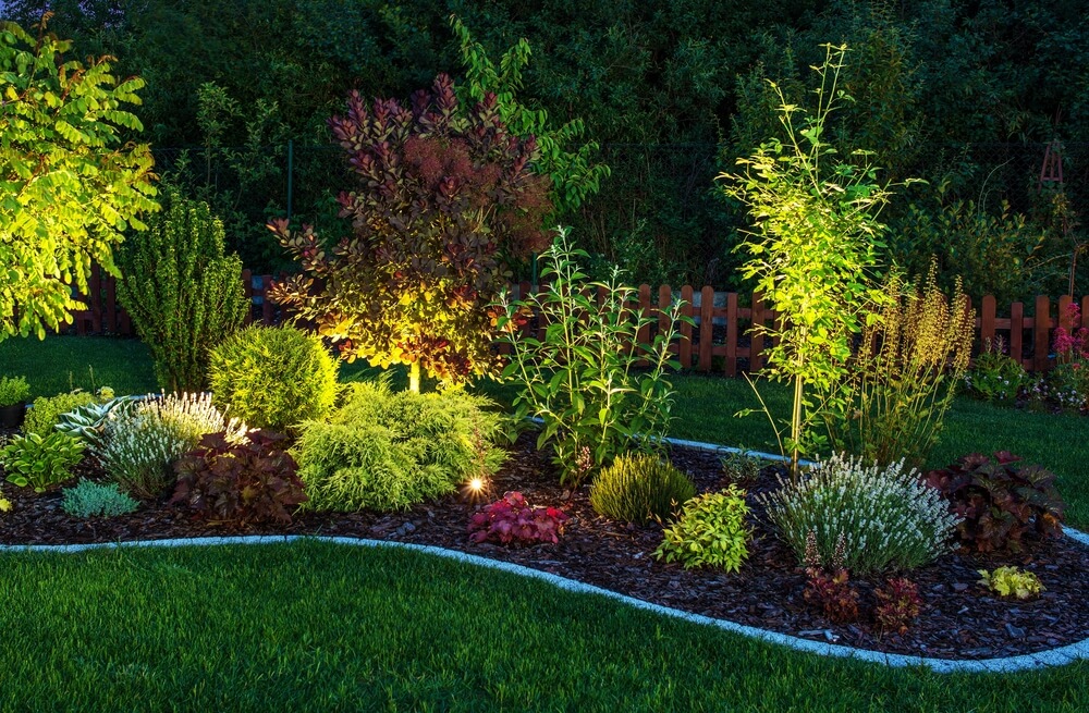 iluminacao para jardim externo