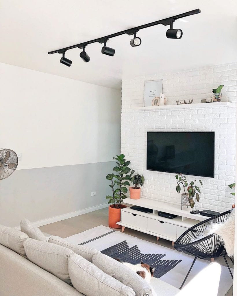 iluminação indireta para sala