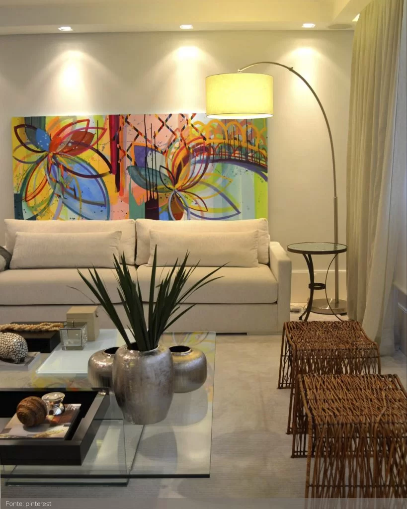 iluminacao sala de estar pequena