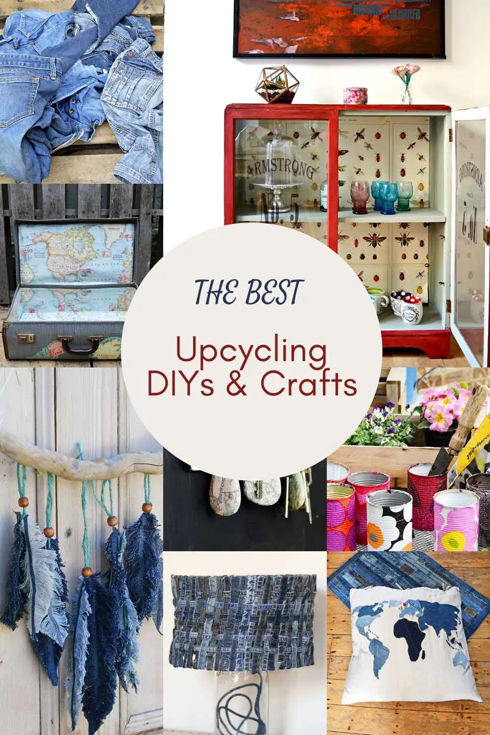 inspiração de upcycling no Pinterest