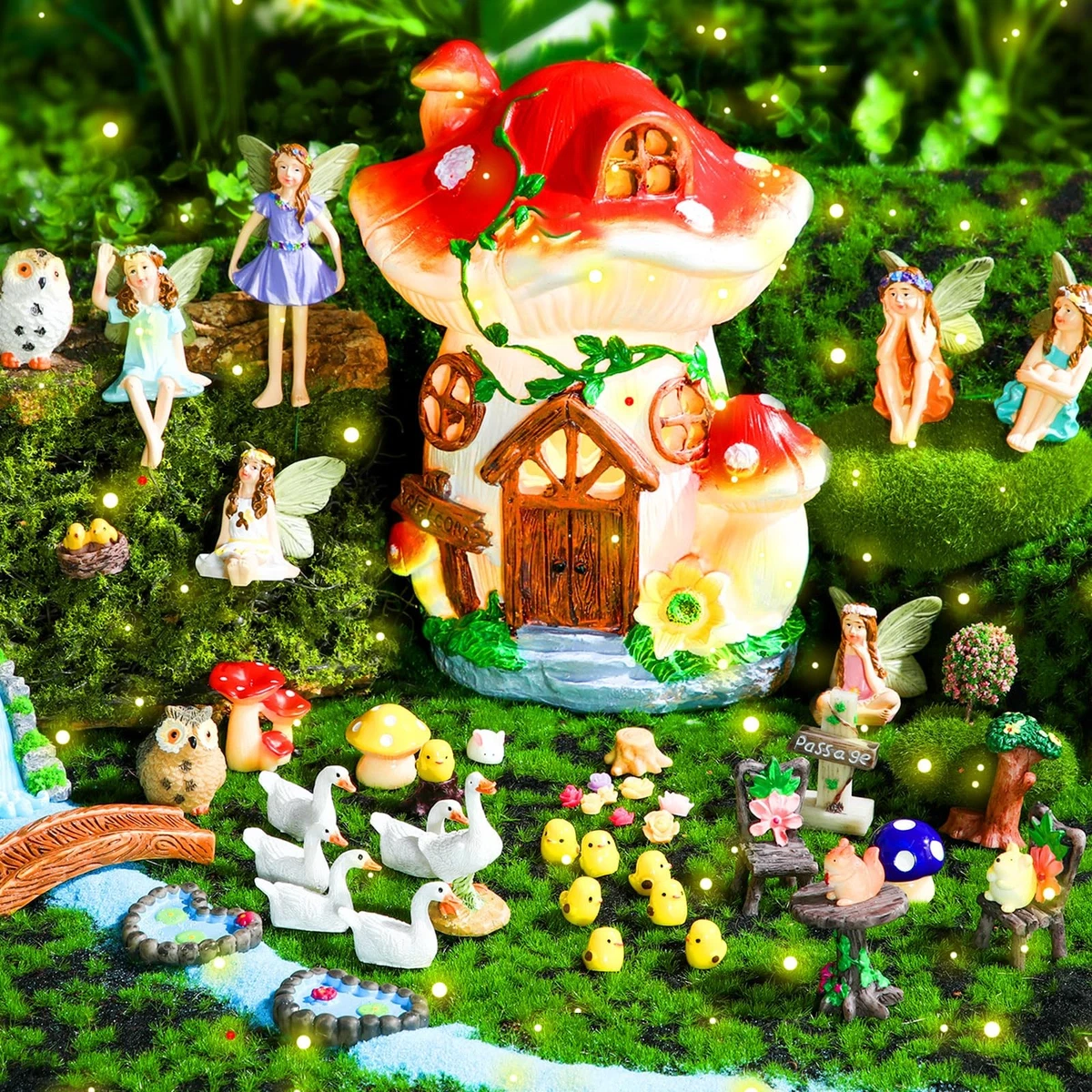 Inspirações de Recipientes Criativos para Jardins de Fadas