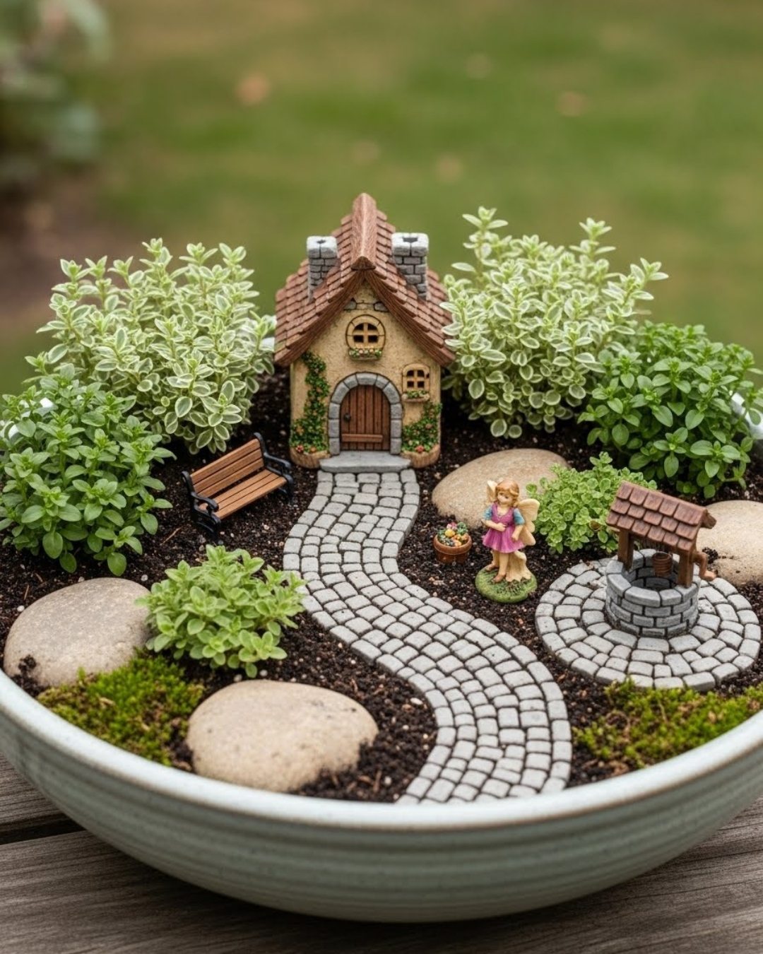 Inspirações de Recipientes Criativos para Jardins de Fadas