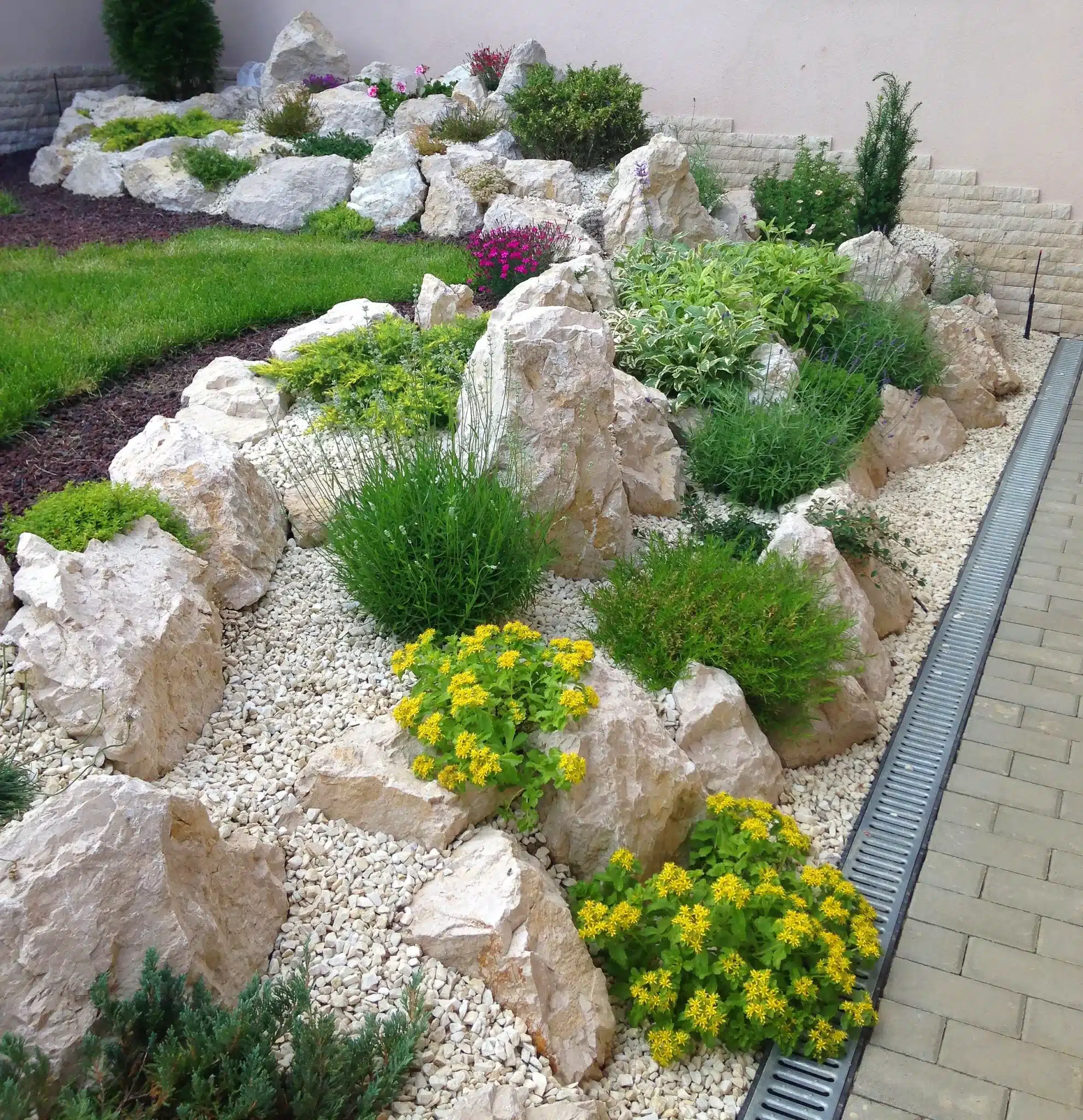 como montar jardim de pedras