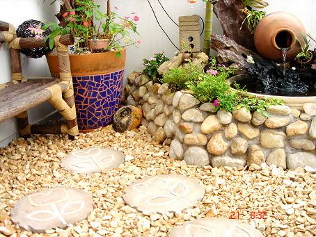 manutenção de jardim de pedras