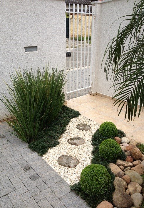 jardim de pedras baixo custo