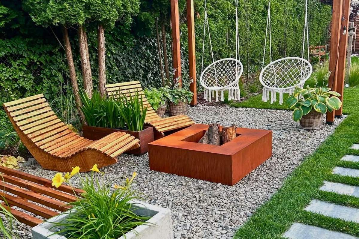 manutenção de jardim de pedras