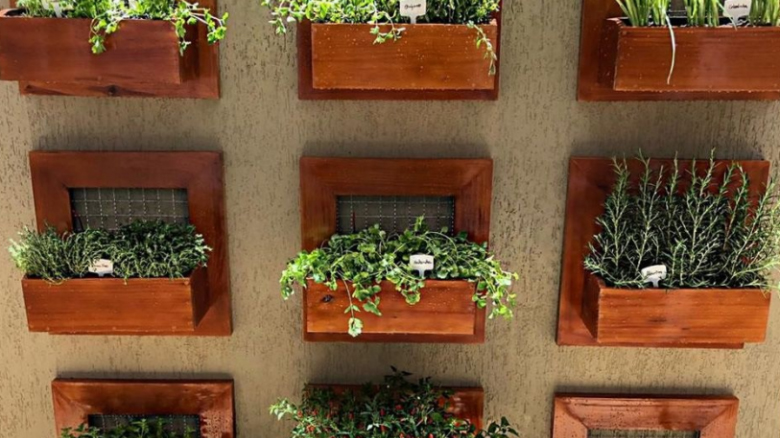 horta vertical para apartamento pequeno
