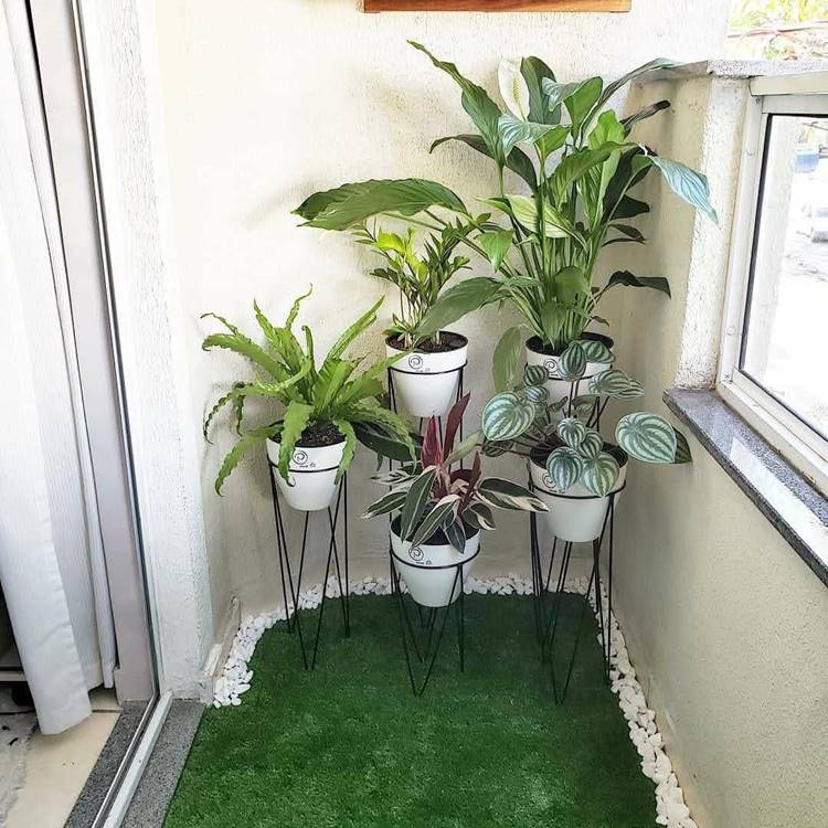 horta em sacada pequena