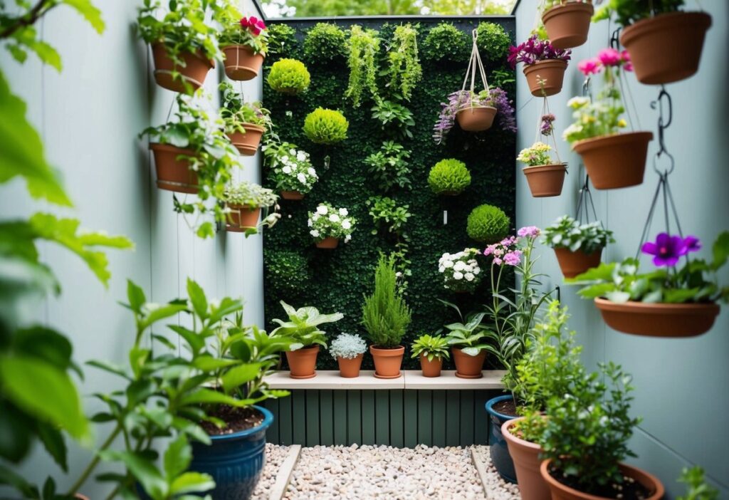 horta em sacada pequena