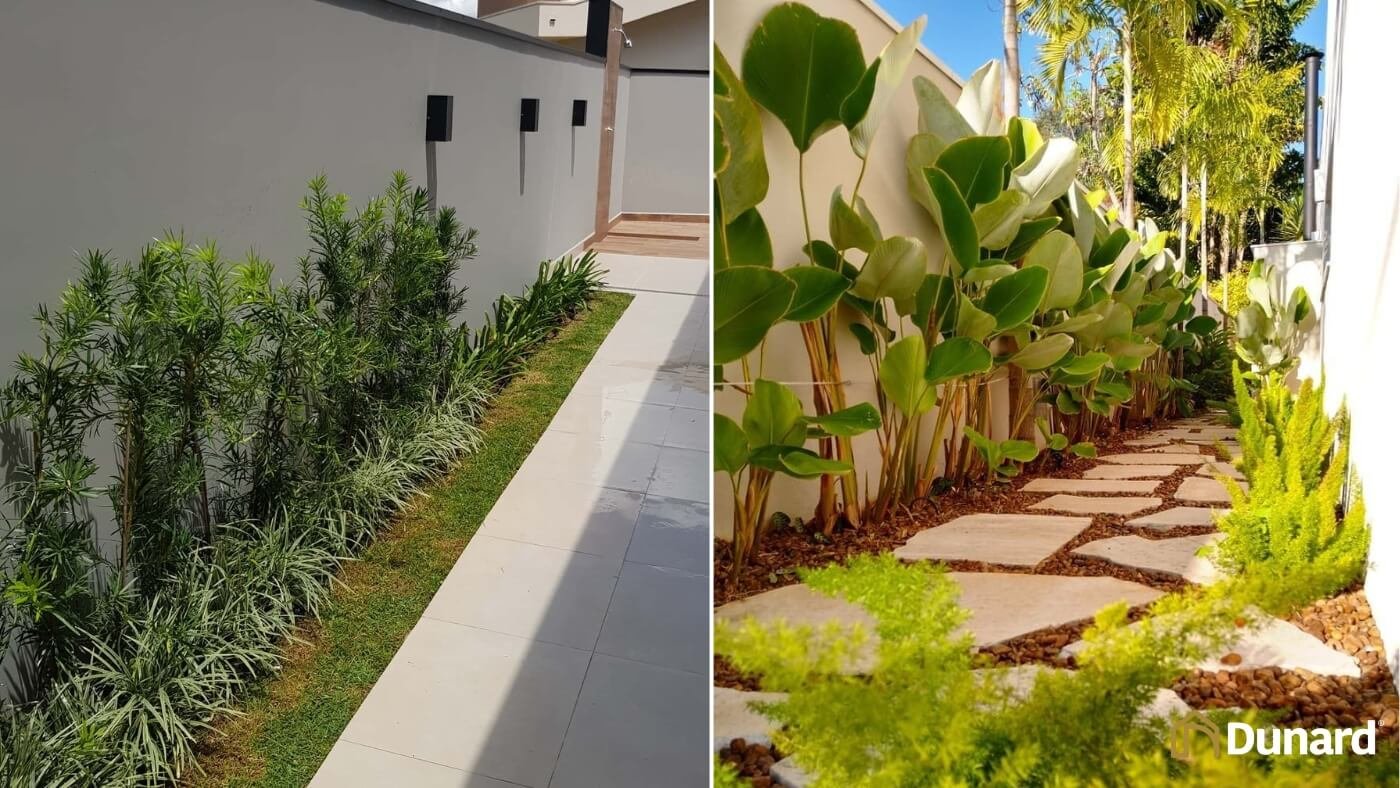 soluções para jardim em quintal pequeno