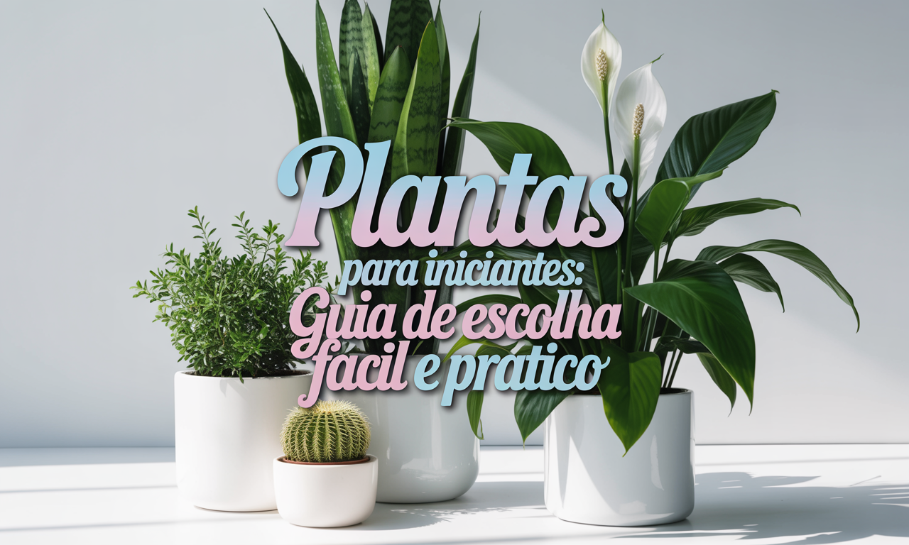 plantas fáceis para iniciantes jardinagem