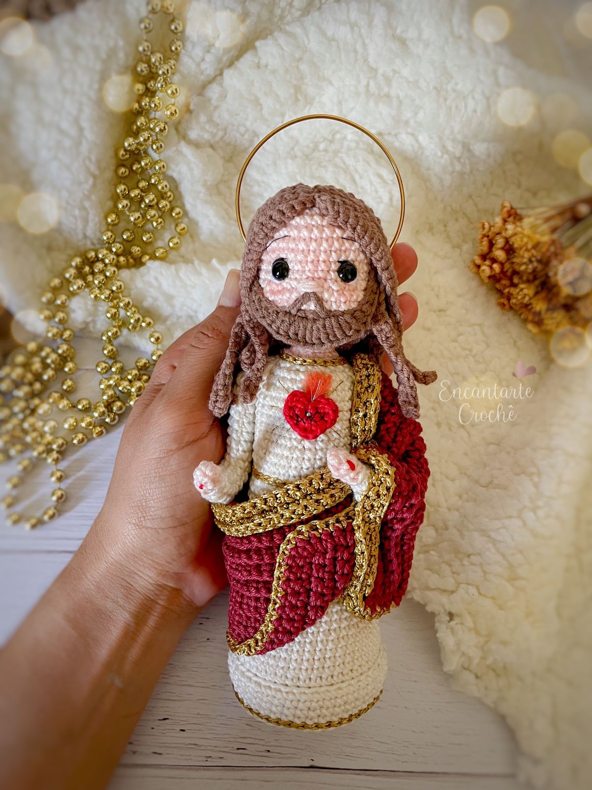 Os Melhores Bonecos Jesus Amigurumi Prontos para Presentear