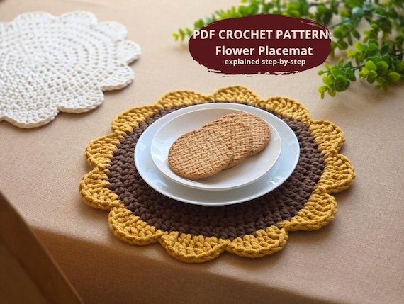 jogo americano de croche