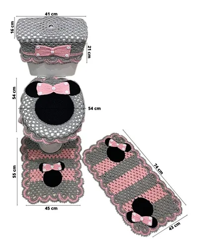 Ideias de decoração para banheiros temáticos da Minnie