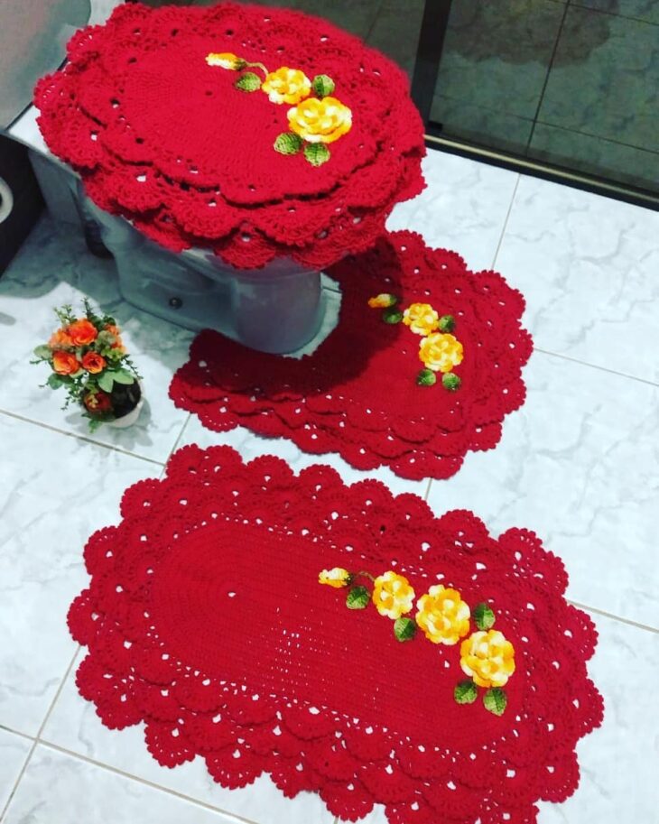 Jogos de banheiro de crochê: Qual o melhor material?