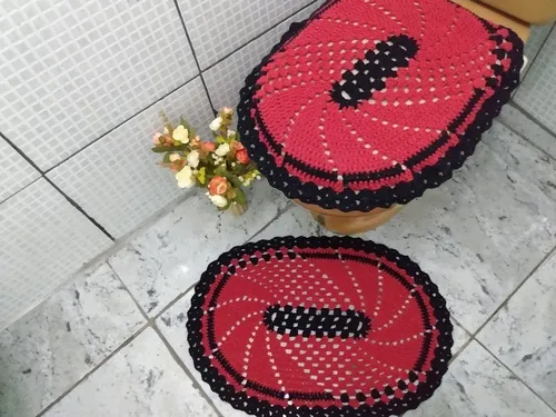 Combinando seu jogo de banheiro de crochê com o restante da decoração