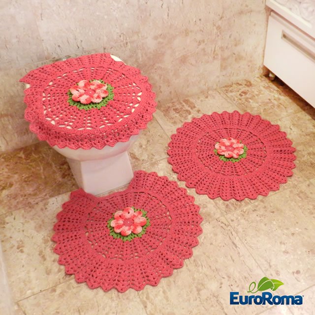 Como cuidar do seu jogo de banheiro de crochê