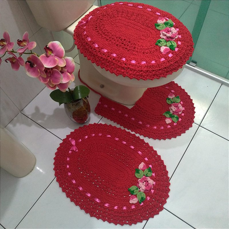 DIY: Crie seu próprio jogo de banheiro de crochê