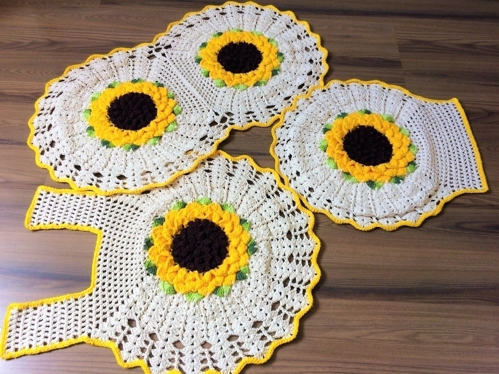 5 modelos de jogos de banheiro em crochê que são sucesso de vendas