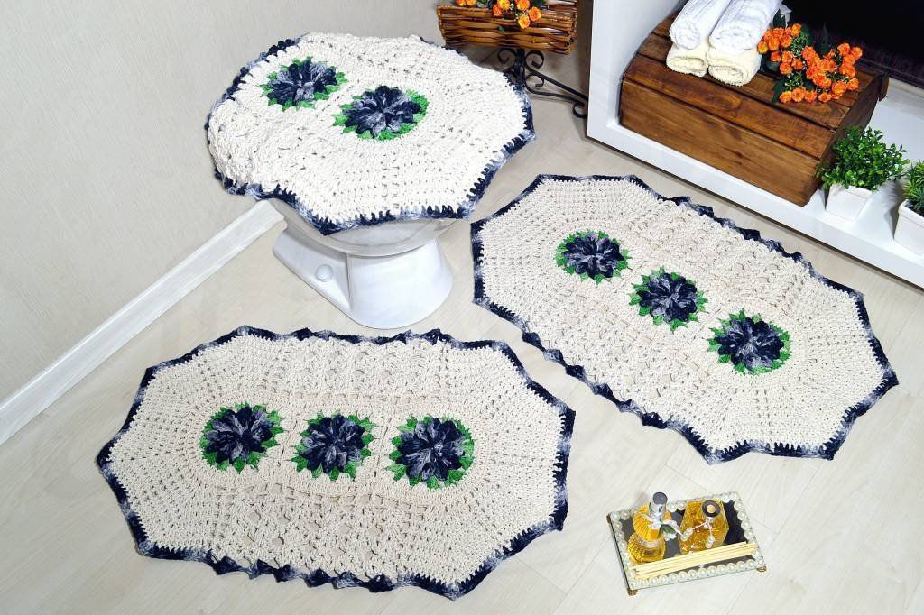 jogo de banheiro em croche