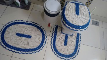 DIY: Crie seu próprio jogo de banheiro em crochê
