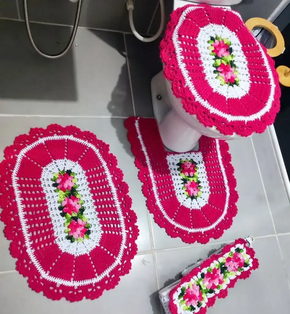 DIY: Crie Seu Próprio Jogo de Banheiro em Crochê