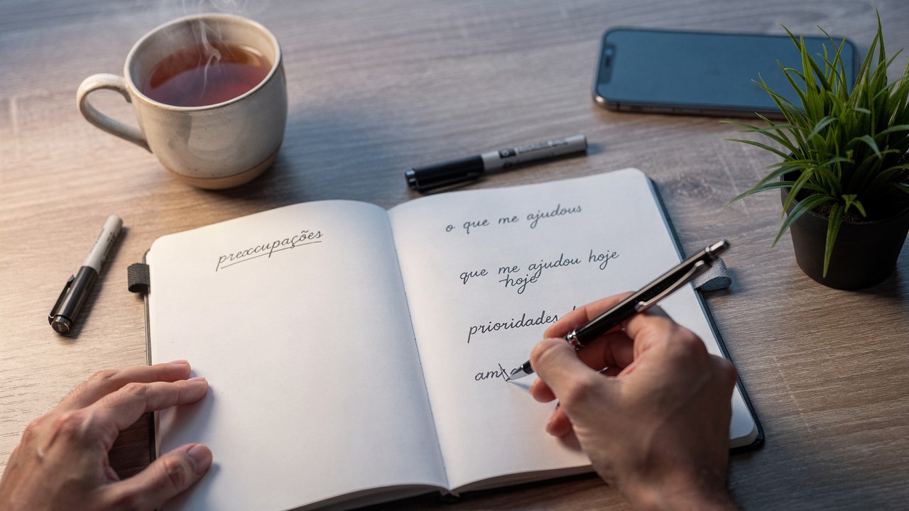 5 Prompts de Journaling para Superar a Ansiedade e o Estresse