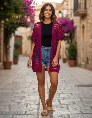 kimono de croche