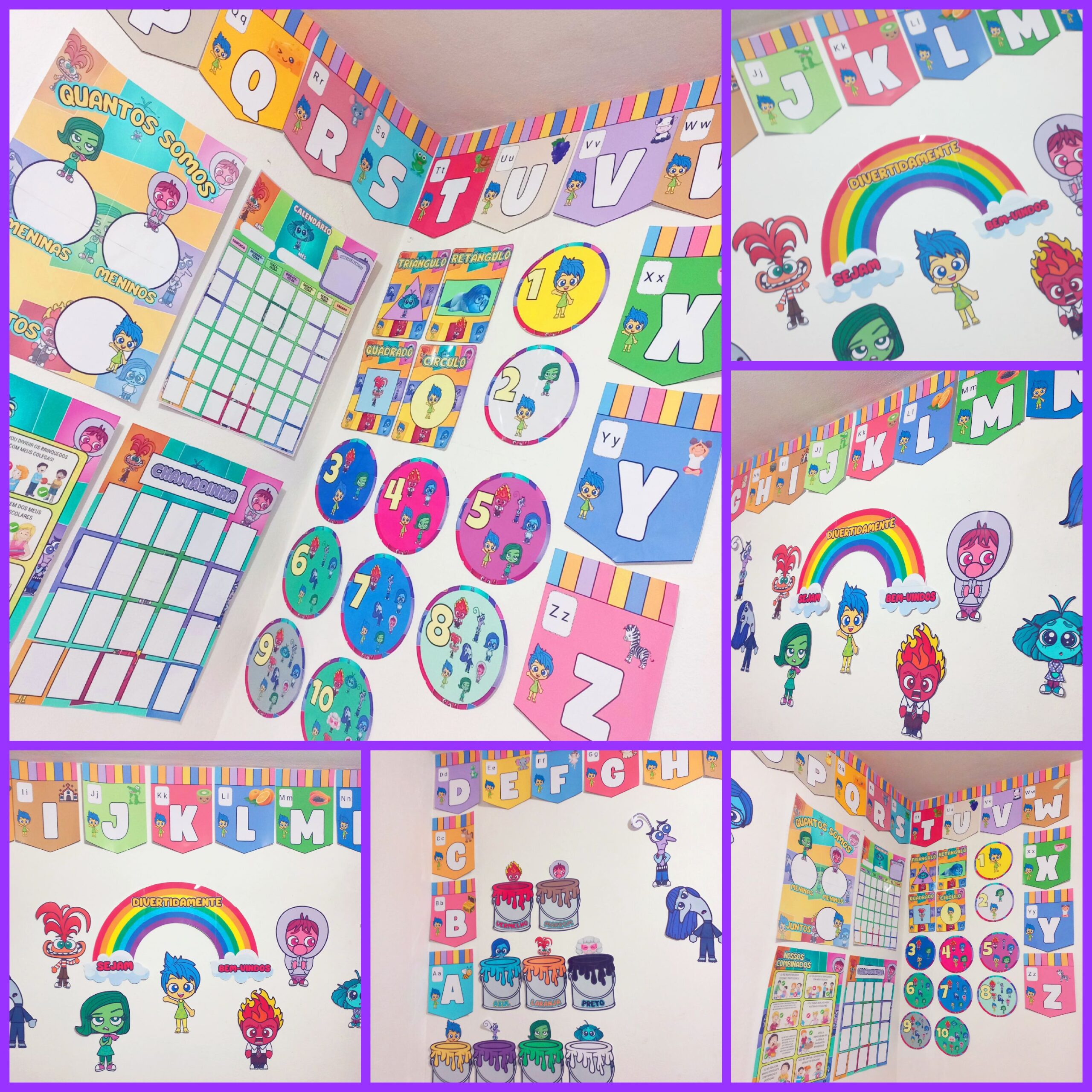 kit decoracao sala de aula divertidamente