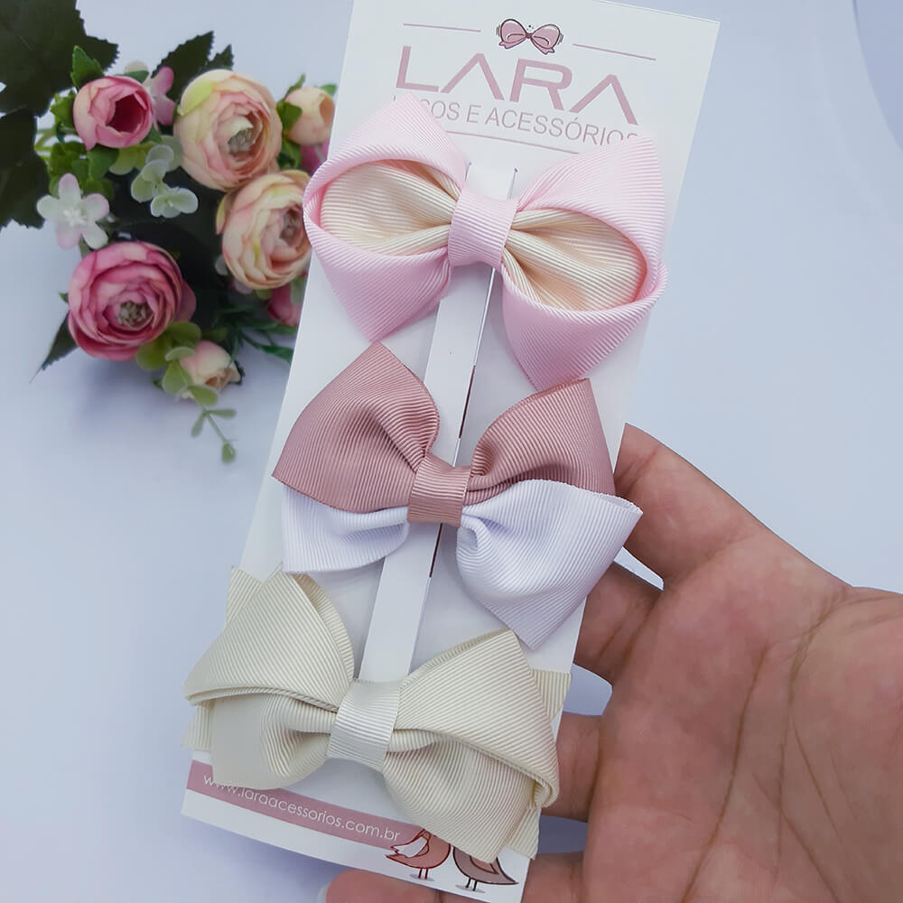 ideias de laços de cabelo infantil diferentes