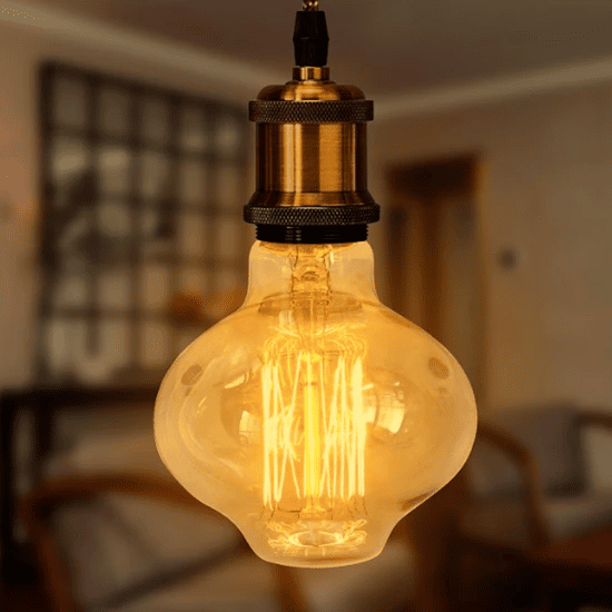 lâmpada decorativa estilo antigo