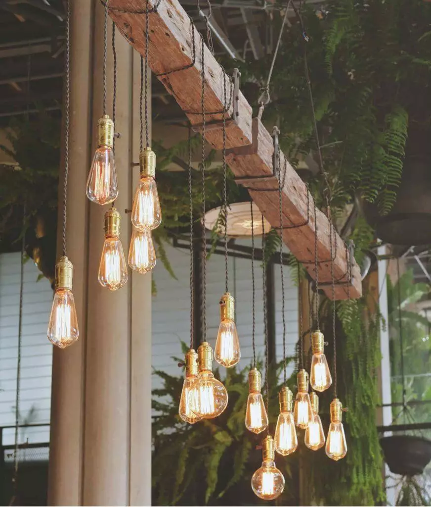 lâmpada decorativa estilo antigo