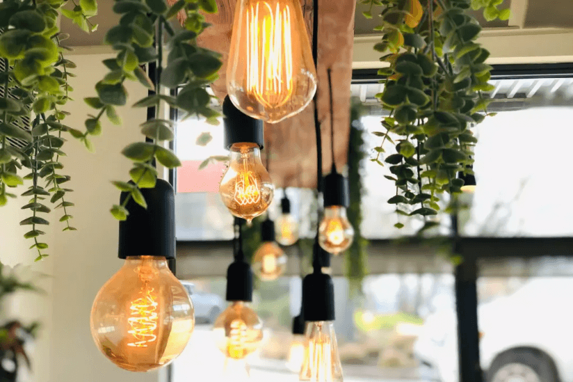 lâmpada decorativa estilo antigo