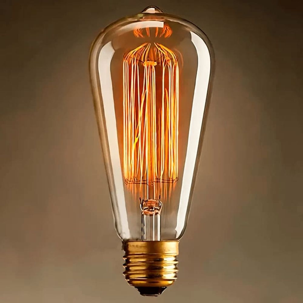 lâmpada decorativa estilo antigo