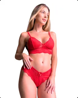 Langerie Femininas Vermelha
