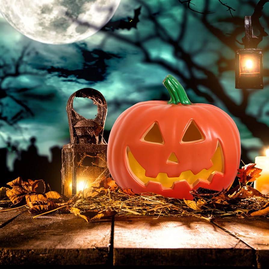 lanterna de halloween de abóbora