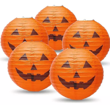 lanterna de halloween de abóbora