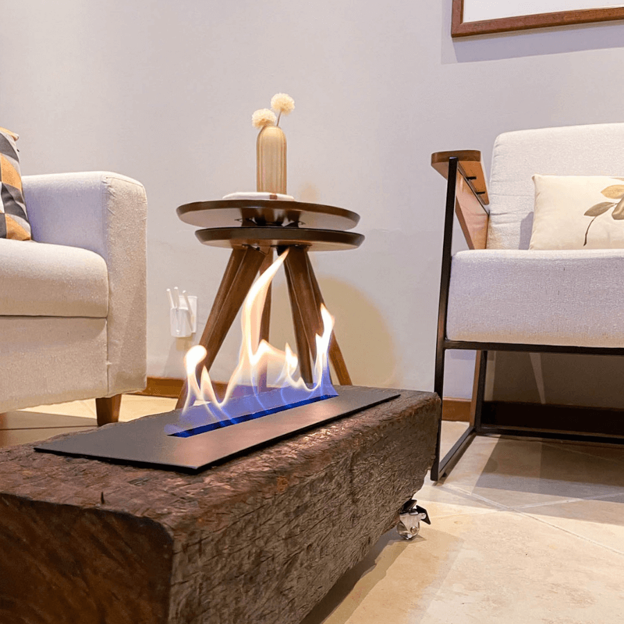 lareira ecológica a álcool para apartamento