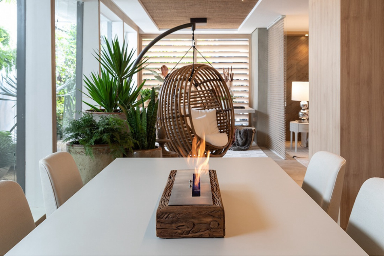 lareira ecologica para sala