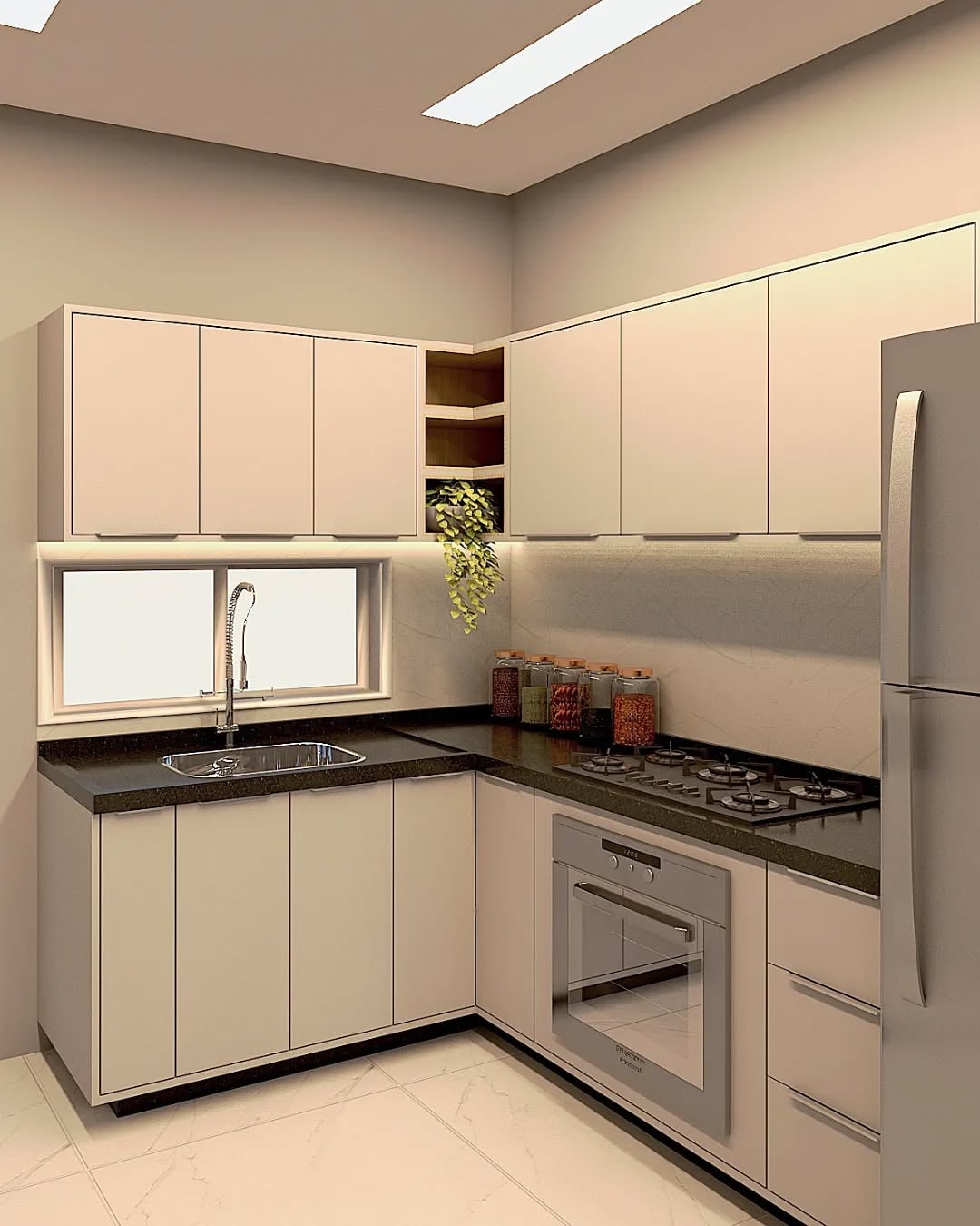 layout cozinha pequena