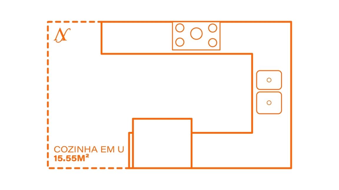decoração de cozinha pequena moderna