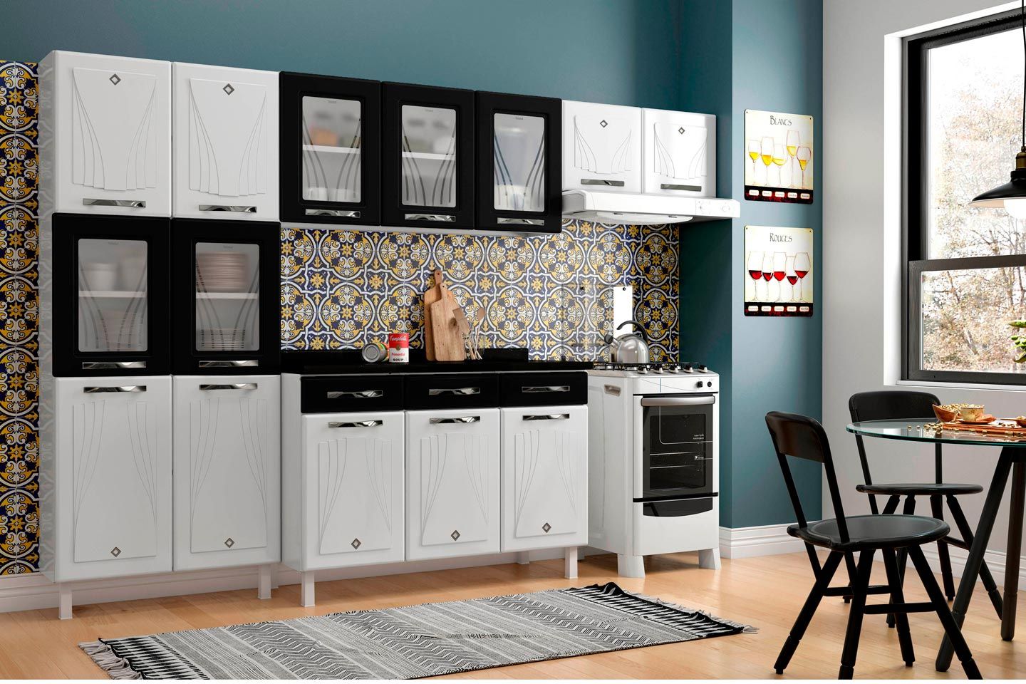 móveis para cozinha pequena sob medida