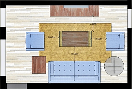 decoracao sala integrada funcional