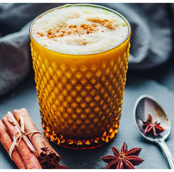 como fazer leite dourado para dormir