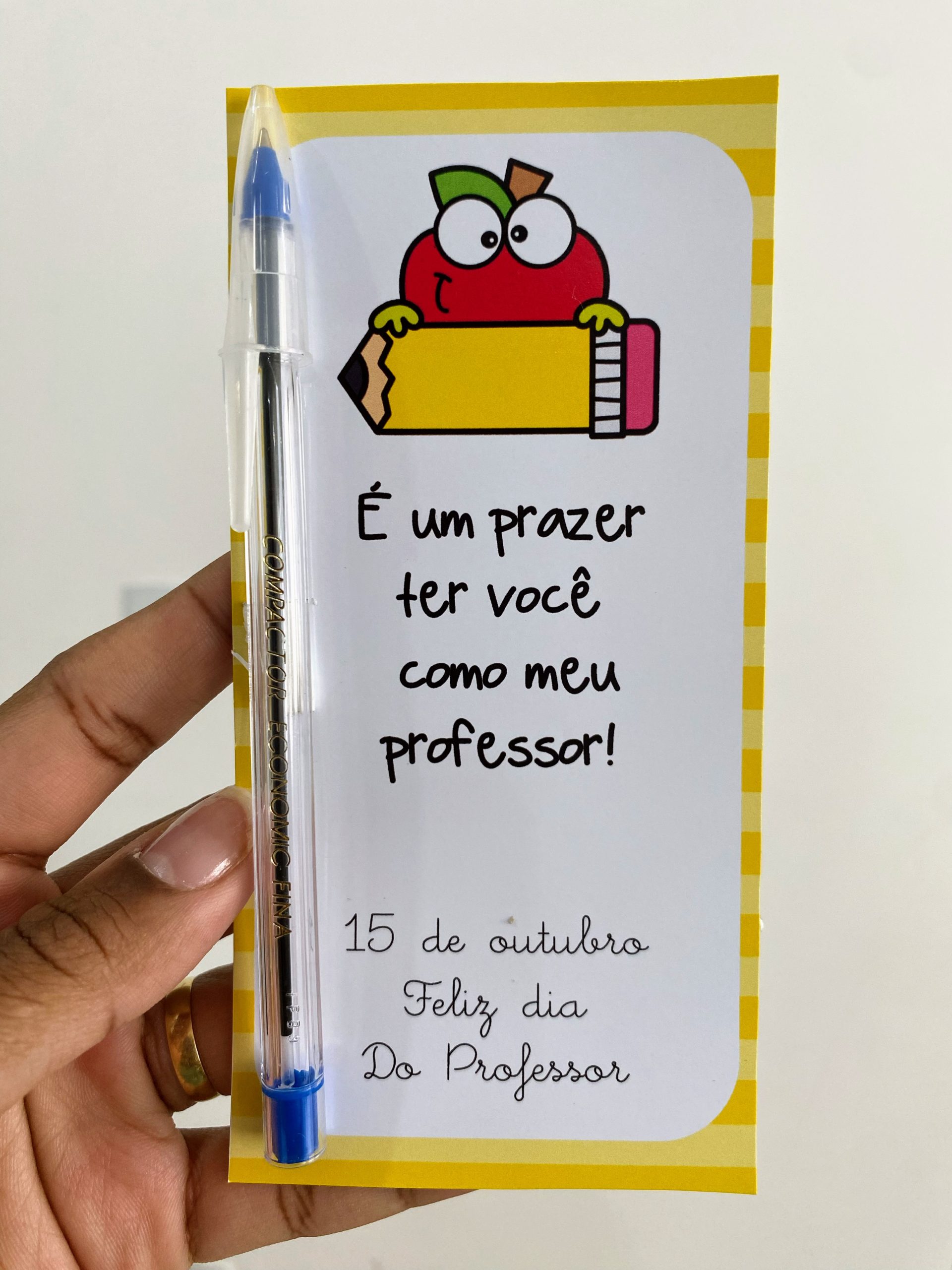 lembrancinha dia do professor