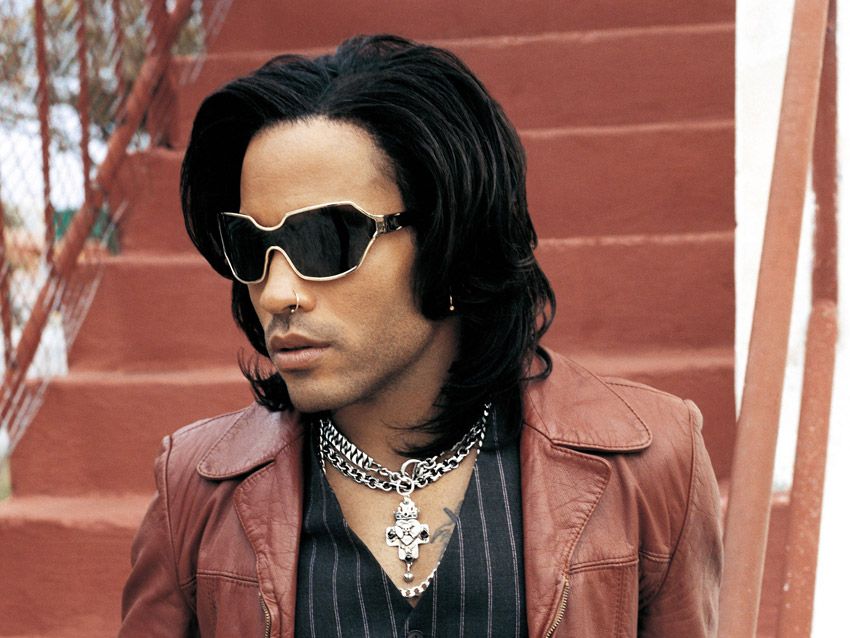 lenny kravitz cabelo liso