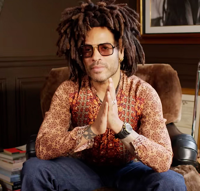 lenny kravitz cabelo liso